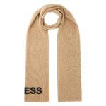 GUESS SCARF BEIGE WITH LOGO