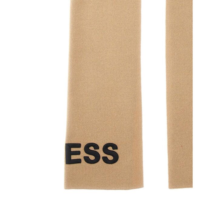 GUESS SCARF BEIGE WITH LOGO - Image 2