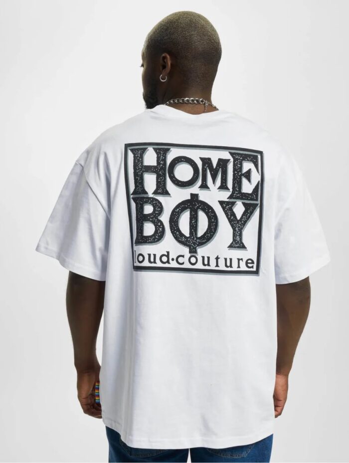 HOMEBOY UNISEX T-SHIRT WHITE OLDSCHOOL - Image 2