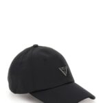 GUESS MENS CAP BLACK WITH LOGO UNISEX