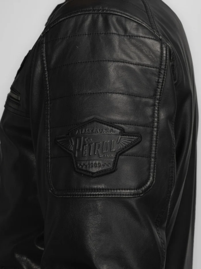 PETROL LEATHER JACKET PU - Image 2