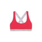 DIESEL WOMAN UFSB-MJLEXY Bralette with shiny logo straps