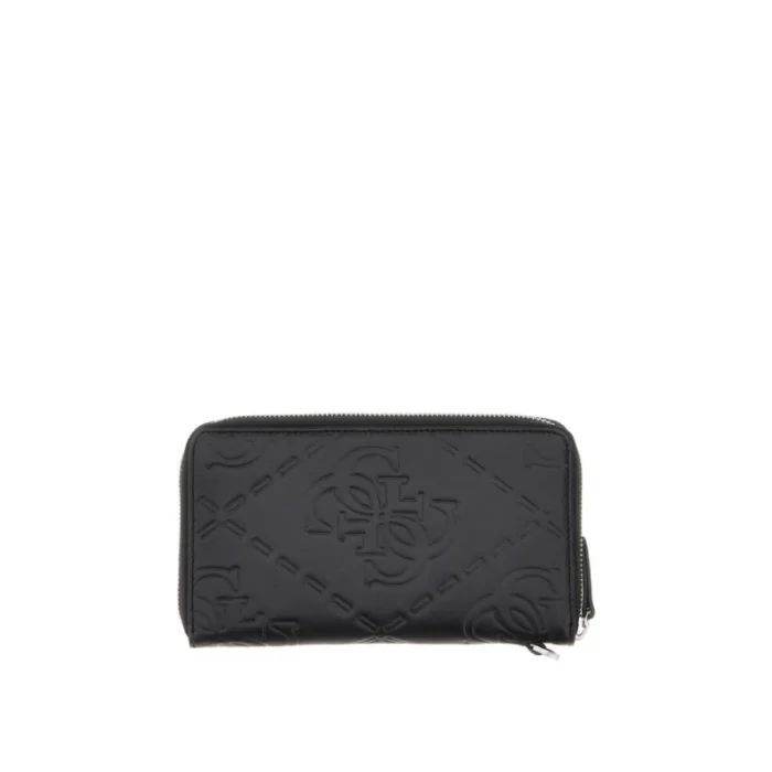 GUESS MENS WALLET BLACK ALL OVER PRINT - Image 2
