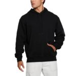 GUESS MENS HOOD BLACK WITH LOGO