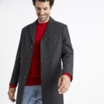 CELIO MENS COAT GREY CUBELLO GREY
