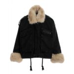 MOD WAVE MOVEMENT TEDDY CAPSULE JACKET BLACK