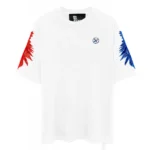 MOD WAVE MOVEMENT UNISEX T-SHIRT WINGS WHITE