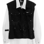 MWM UNISEX DOUBLE DESIGN SHIRT BLACK AND WHITE