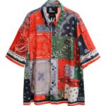 MOD WAVE MOVEMENT BANDANA SHORTSLEEVE SHIRT