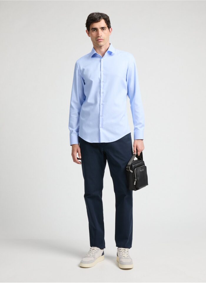 GUESS MENS SHOULDER BAG BLACK - Image 4