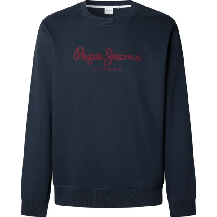 PEPE JEANS MENS SWEATER BLUE - Image 2
