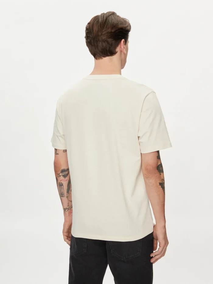 PEPE JEANS MENS T-SHIRT BEIGE CLEMENT - Image 2