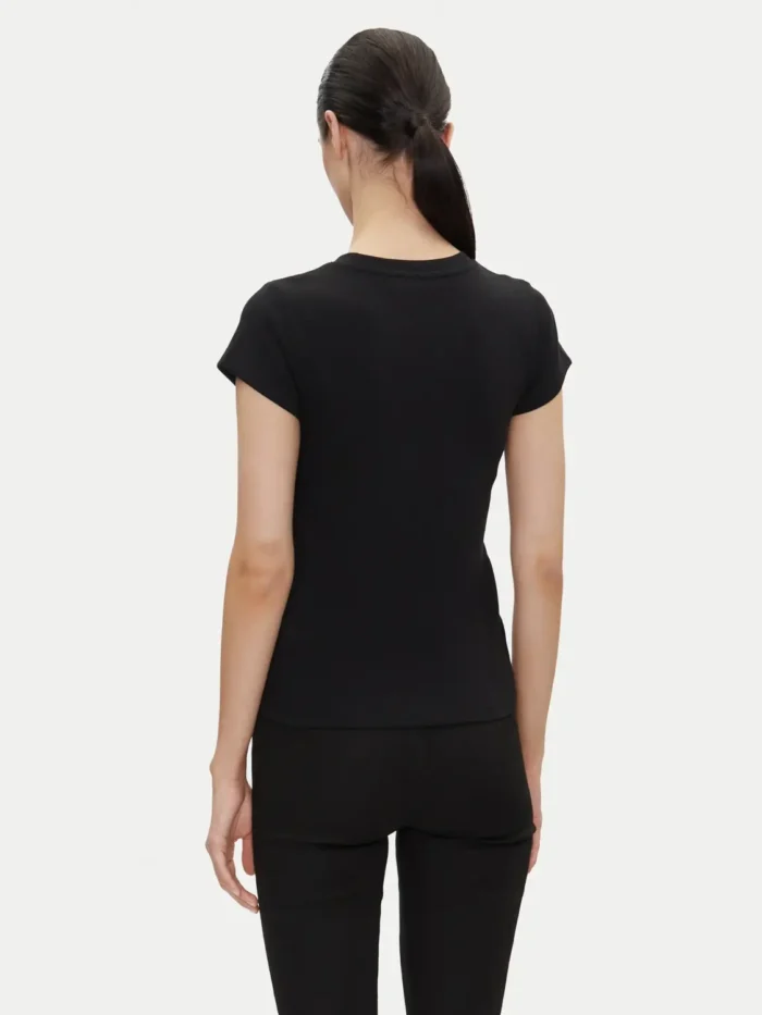 PEPE JEANS WOMANS MERIDA T-SHIRT BLACK - Image 3