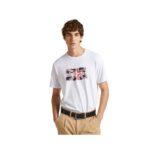 PEPE JEANS MENS T-SHIRT CLAG WHITE