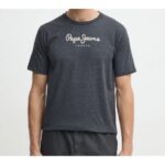 PEPE JEANS MENS T-SHIRT REGULAR FIT GRAPHITE GREY
