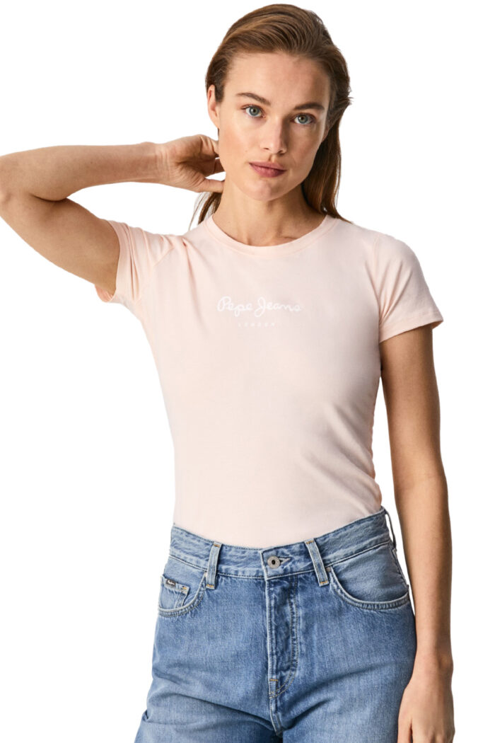 PEPE JEANS NEW VIRGINIA WOMANS T-SHIRT LOGO - Image 3