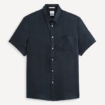 CELIO MENS SHIIRT LINEN RACARA MARINE