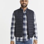 CELIO MEN VEST BLUE SULESS NAVY