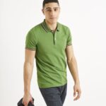 CELIO MENS POLO SHIRT NECETWON GREEN CASH