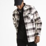 CELIO MENS SHIRT CAOCHECKY BLACK