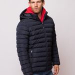 HEAVYTOOLS MENS JACKET RED NOCK22NAVY