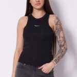 PEPE JEANS WOMANS 'MARIAN' RIB ΜΠΛΟΥΖΑ BLACK