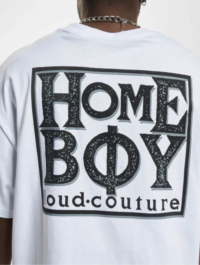 HOMEBOY UNISEX T-SHIRT WHITE OLDSCHOOL - Image 4