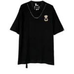 MOD WAVE MOVEMENT TEDDY CAPSULE T-SHIRT BLACK