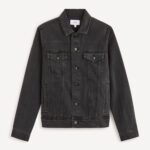 CELIO MENS JEAN JACKET DUDENS BLACK