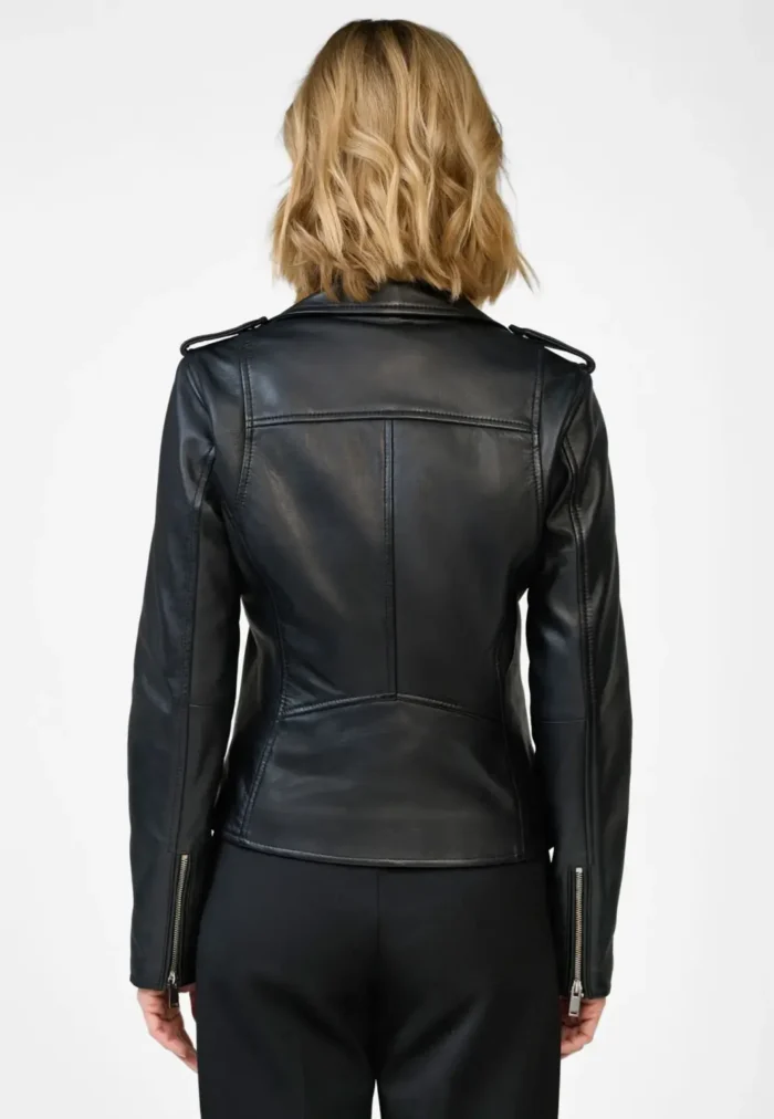 RICANO LEATHER JACKET YARA BLACK PERFECTO - Image 4