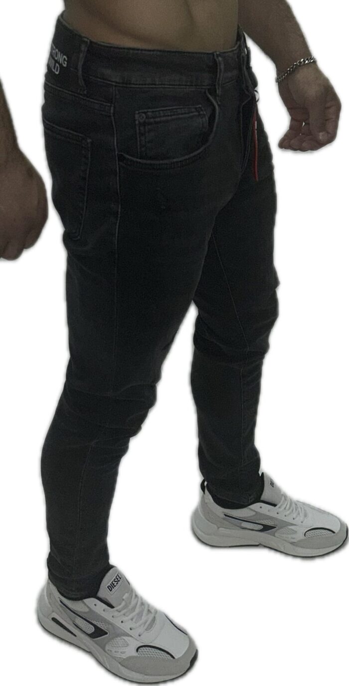 BACK2JEANS MENS JEANS GREY M31 - Image 2