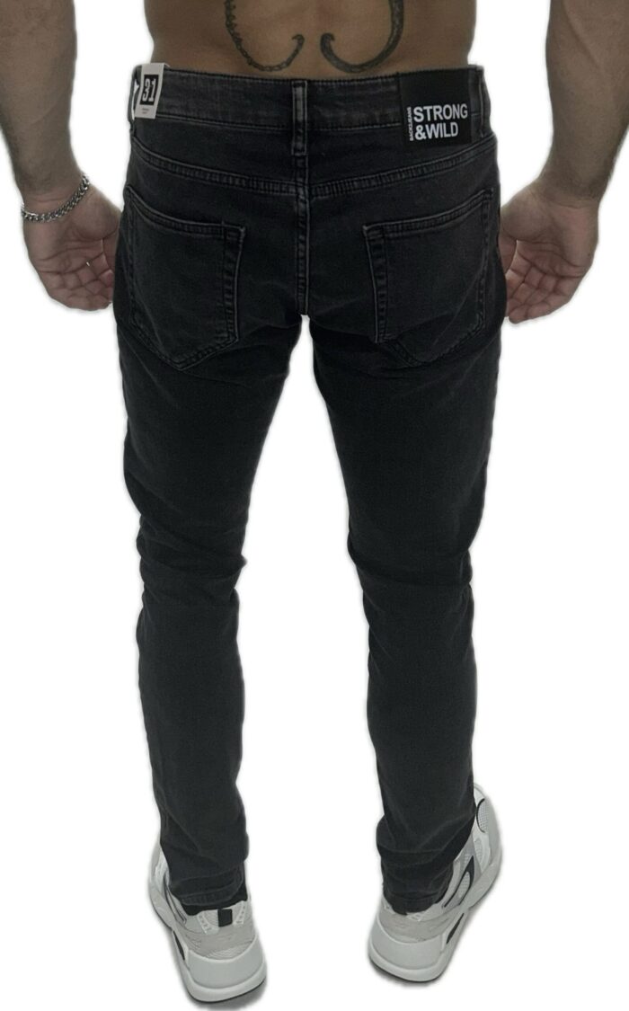 BACK2JEANS MENS JEANS GREY M31 - Image 3