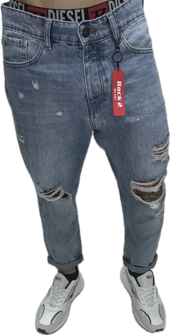 BACK2JEANS MENS JEANS BOYFRIEND M3 - Image 2