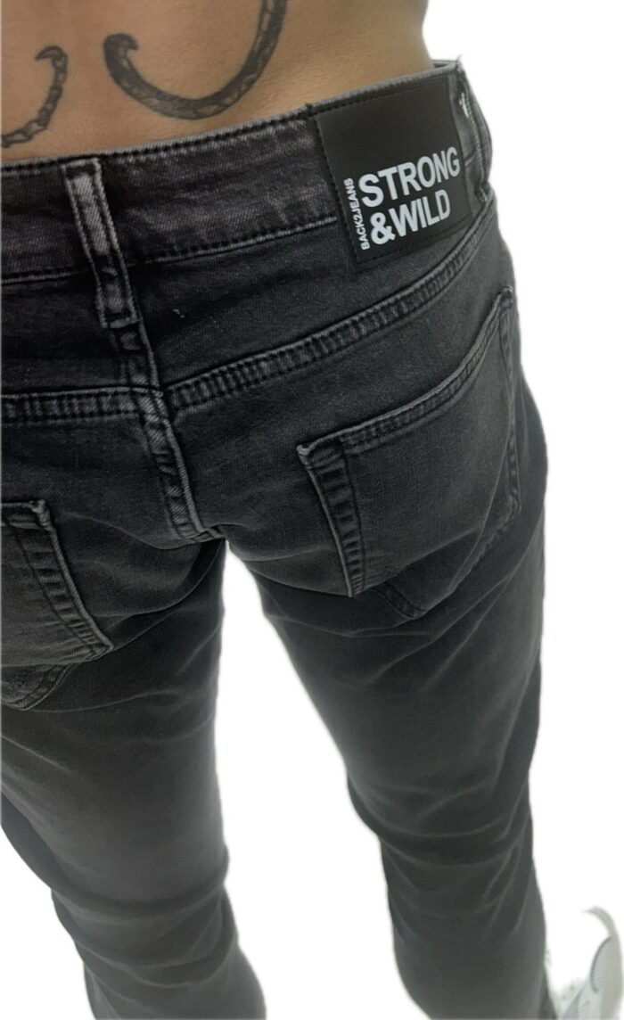 BACK2JEANS MENS JEANS GREY M31 - Image 4
