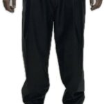 FREEDMAN MENS LEATHER PANTS OVERSIZED BLACK