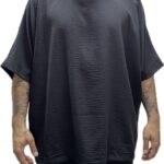 TWIN BLACK MENS OVERSIZED T-SHIRT BLACK