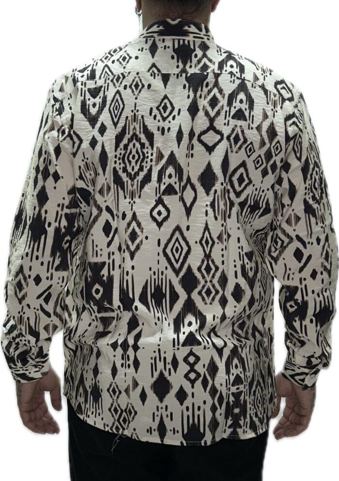 FREEDMAN MENS MAO SHIRT FLORAL - Image 2