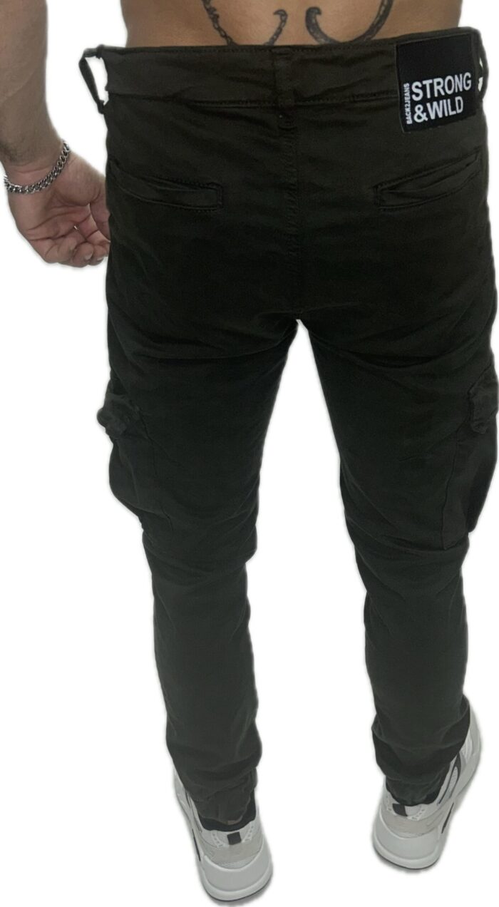 BACK2JEANS CARGO PANTS KHAKI M15 - Image 3