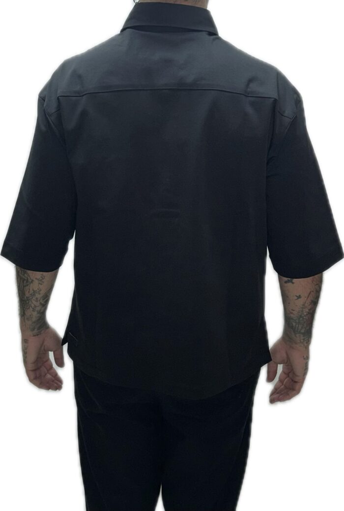 FREEDMAN MENS SHIRT OVERSIZED BLACK - Image 3