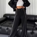 ΓΥΝΑΙΚΕΙΟ ΣΕΤ ΜΑΥΡΟ ΜΕ ΡΗΓΑ