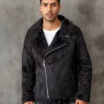 NOLESS MENS JACKET SHEEP SKIN BLACK
